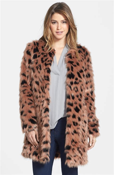 michael kors long faux fur coat|Michael Kors removable hood coats.